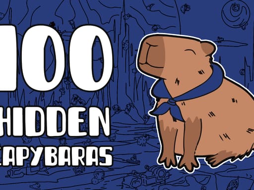 100 Hidden Capybaras key art