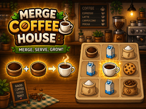 Coffe Merge House key art