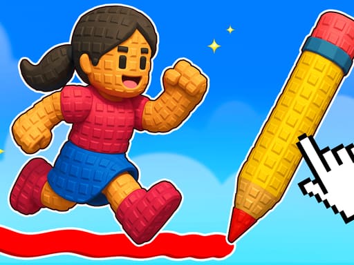 Obby online with friends: Draw and Jump! key art
