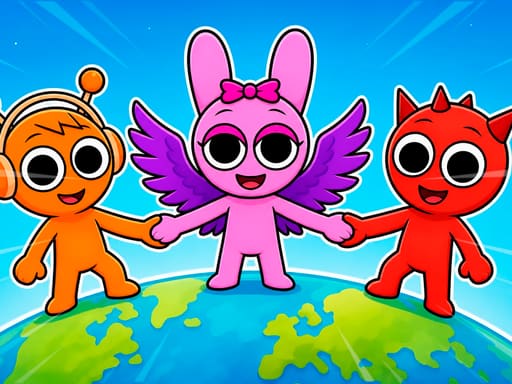Sprunki World Online RP - Play with Friends! key art